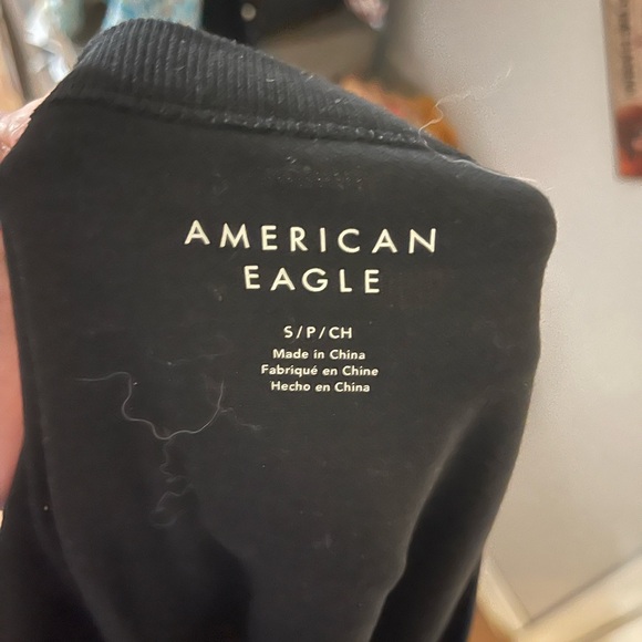American Eagle Outfitters Sleek Black Long Sleeve Bodysuit - Picture 3 of 3